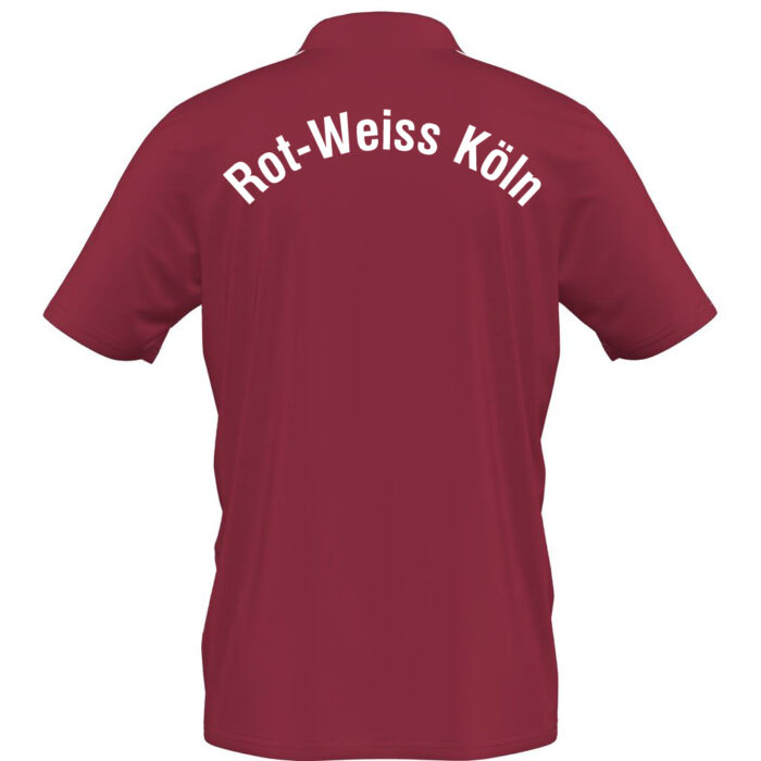 Polo mit Kragen Herren - Rot – Bild 2
